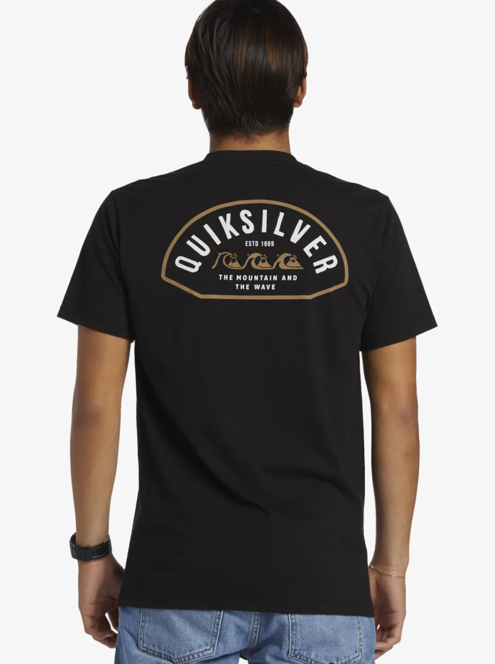 Quiksilver Tees|Logo Lockup T-Shirt Black