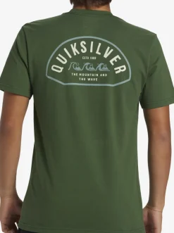 Quiksilver Tees|Logo Lockup T-Shirt Greener Pastures