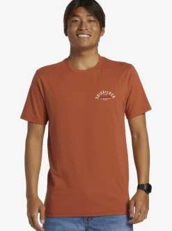 Quiksilver Tees|Logo Lockup T-Shirt Baked Clay