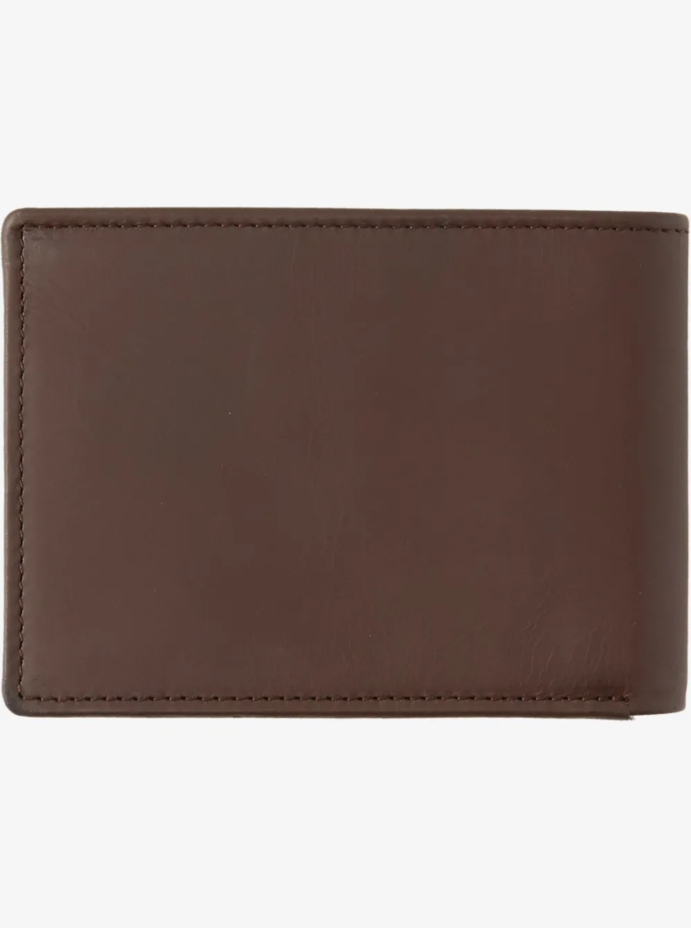 Quiksilver Wallets|Mac Tri-Fold Leather Wallet Chocolate Brown