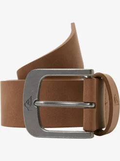 Quiksilver Belts|Main Street Faux Leather Belt Chocolate
