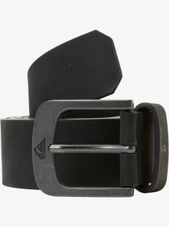 Quiksilver Belts|Main Street Faux Leather Belt Black