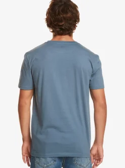 Quiksilver Tees|Mesa Stripe Pocket T-Shirt Bering Sea