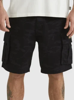 Quiksilver Shorts & Amphibians|Mikey Cargo Shorts Tarmac Mongrel Camo