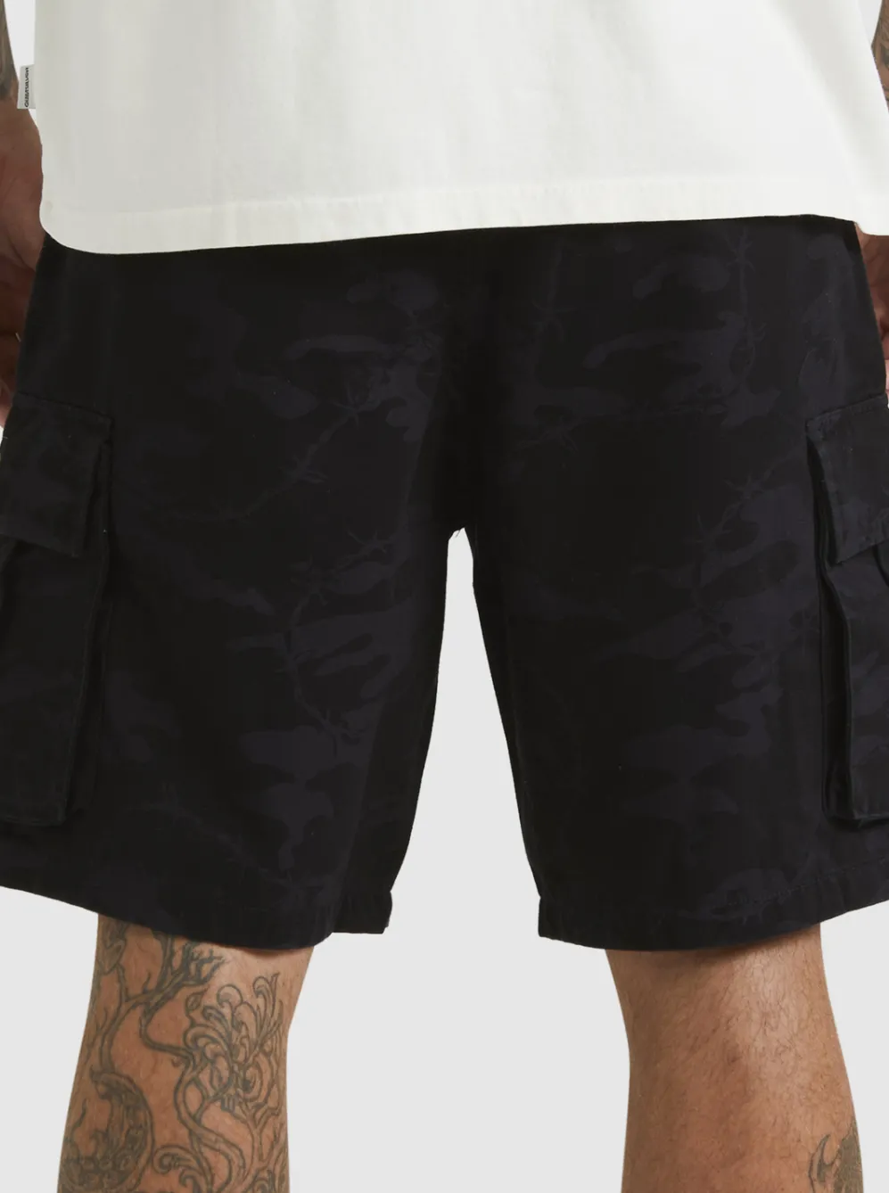 Quiksilver Shorts & Amphibians|Mikey Cargo Shorts Tarmac Mongrel Camo