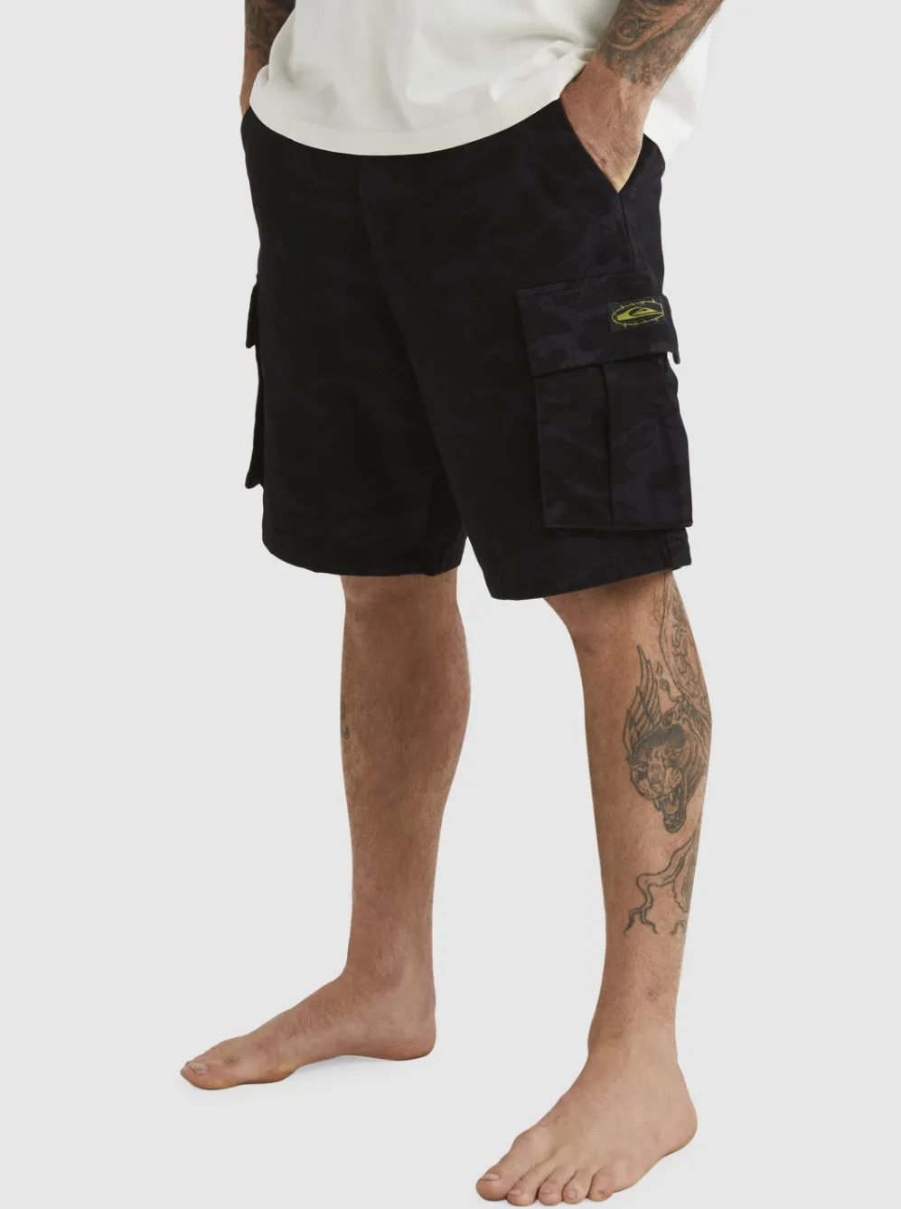 Quiksilver Shorts & Amphibians|Mikey Cargo Shorts Tarmac Mongrel Camo