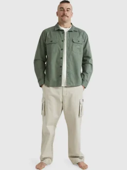 Quiksilver Shirts & Polos|Mikey Long Sleeve Shirt Laurel Wreath
