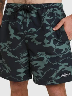 Quiksilver Elastic Waist|Mikey Volley 18