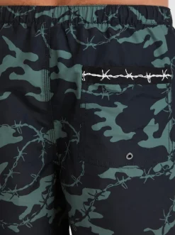 Quiksilver Elastic Waist|Mikey Volley 18