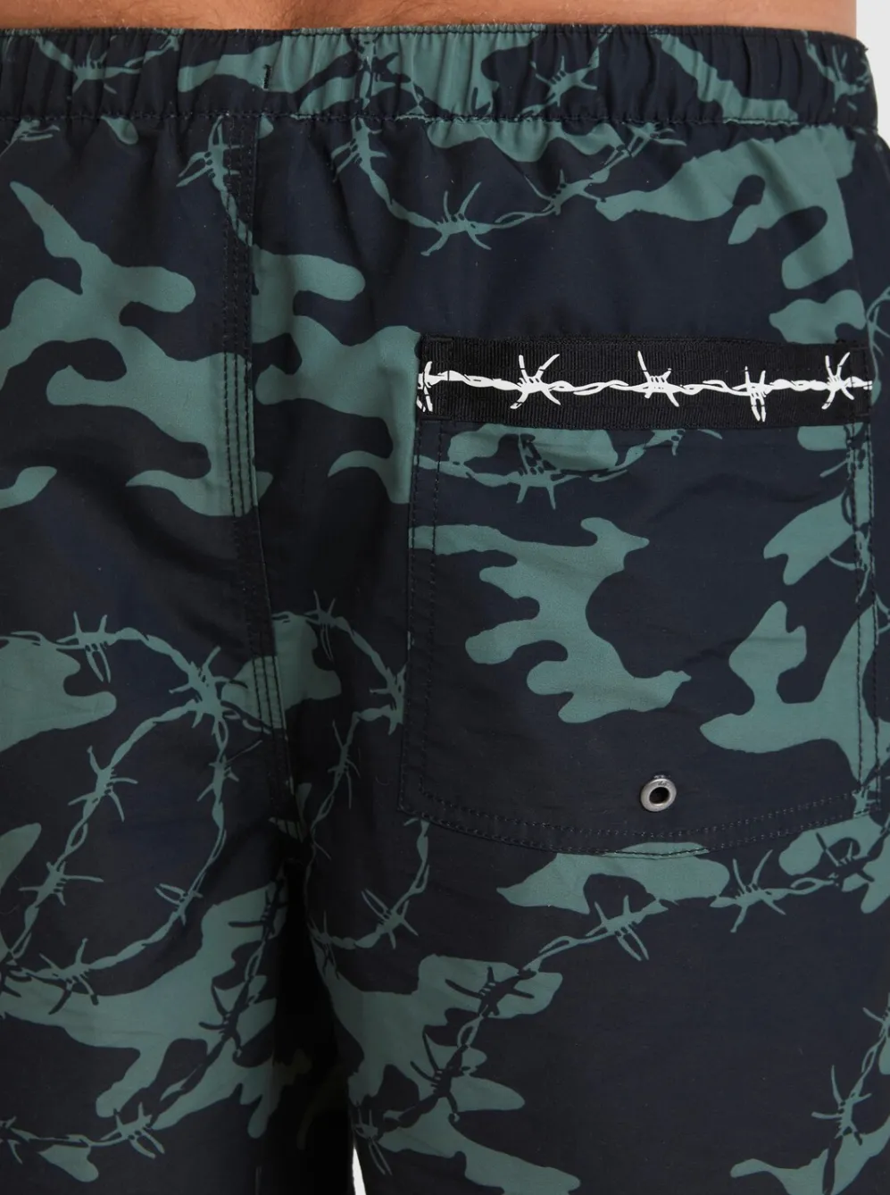 Quiksilver Elastic Waist|Mikey Volley 18" Volleys Black