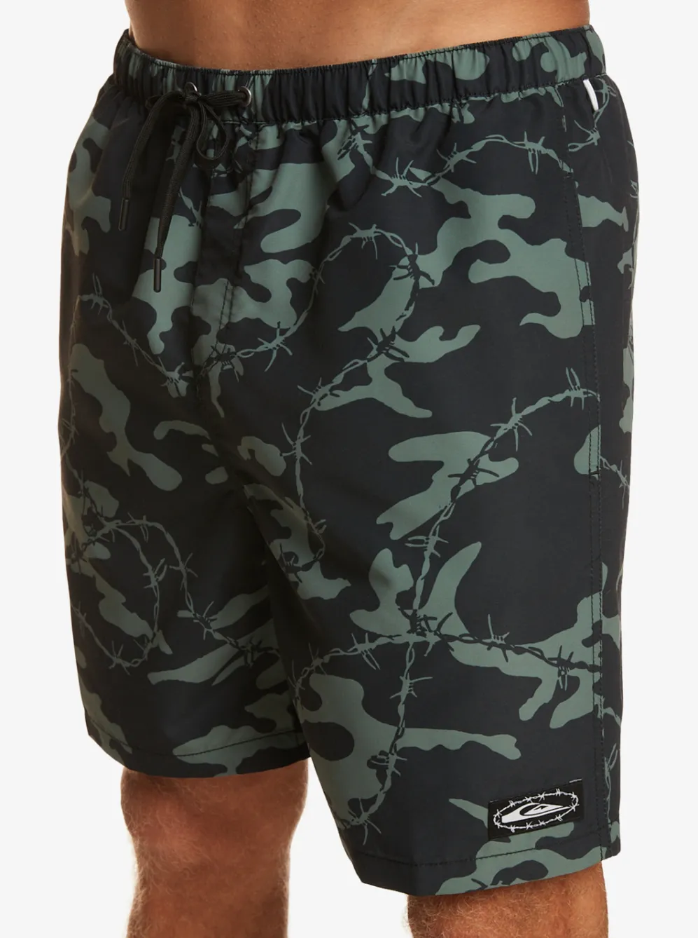 Quiksilver Elastic Waist|Mikey Volley 18" Volleys Black