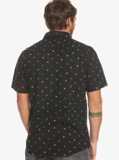 Quiksilver Shirts & Polos|Minimo Short Sleeve Shirt Black Minimo