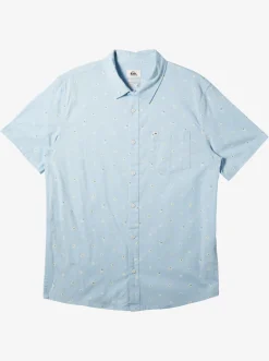 Quiksilver Shirts & Polos|Minimo Short Sleeve Shirt Clear Sky Minimo
