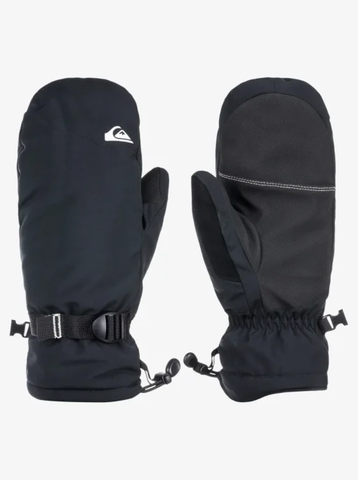 Quiksilver Accessories|Mission Mitt Insulated Ski/Snowboard Mittens True Black