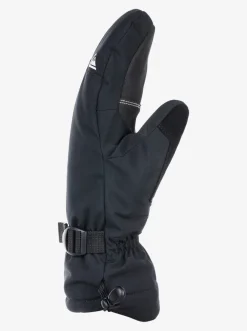 Quiksilver Accessories|Mission Mitt Insulated Ski/Snowboard Mittens True Black