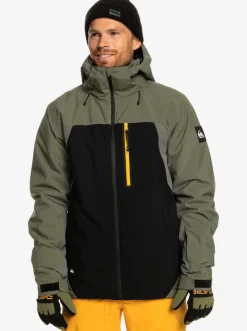 Quiksilver Layers|Mission Plus Technical Snow Jacket True Black