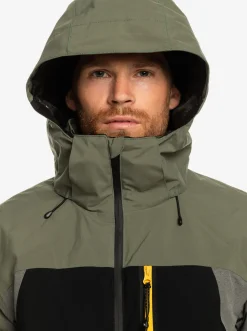 Quiksilver Layers|Mission Plus Technical Snow Jacket True Black