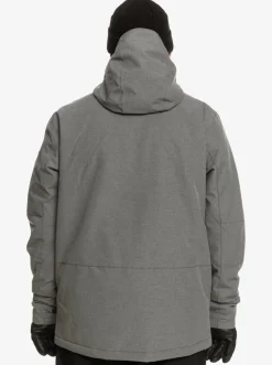 Quiksilver Layers|Mission Solid Insulated Snow Jacket Heather Grey