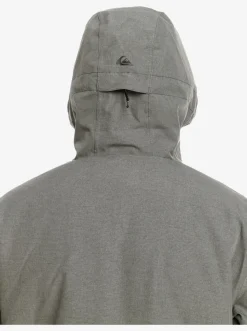 Quiksilver Layers|Mission Solid Insulated Snow Jacket Heather Grey