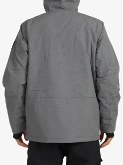 Quiksilver Layers|Mission Solid Insulated Snow Jacket Heather Grey