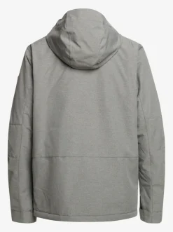 Quiksilver Layers|Mission Solid Insulated Snow Jacket Heather Grey