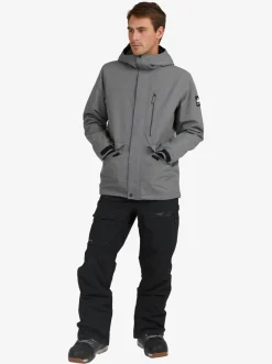 Quiksilver Layers|Mission Solid Insulated Snow Jacket Heather Grey