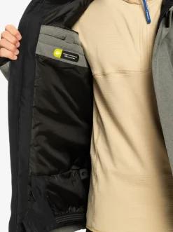 Quiksilver Layers|Mission Solid Insulated Snow Jacket Heather Grey