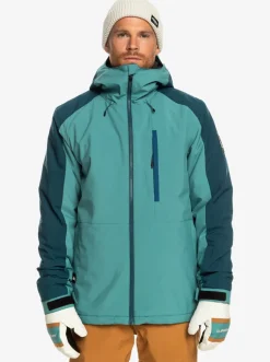 Quiksilver Layers|Mission Technical Snow Jacket Brittany Blue
