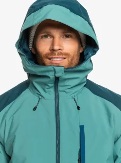 Quiksilver Layers|Mission Technical Snow Jacket Brittany Blue