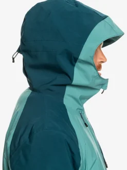 Quiksilver Layers|Mission Technical Snow Jacket Brittany Blue