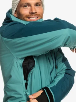 Quiksilver Layers|Mission Technical Snow Jacket Brittany Blue