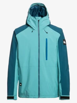 Quiksilver Layers|Mission Technical Snow Jacket Brittany Blue