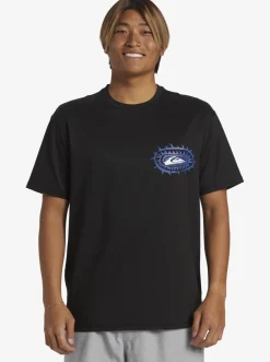 Quiksilver Rashguards|Mix Session Upf 50 Short Sleeve Surf Tee Black