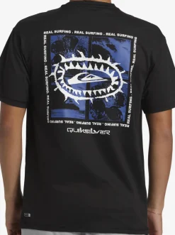 Quiksilver Rashguards|Mix Session Upf 50 Short Sleeve Surf Tee Black