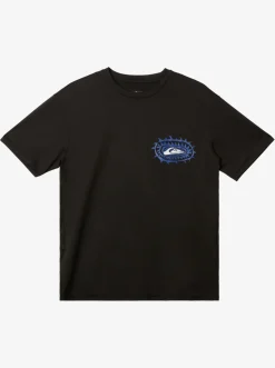 Quiksilver Rashguards|Mix Session Upf 50 Short Sleeve Surf Tee Black