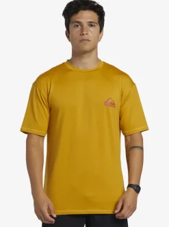 Quiksilver Rashguards|Mix Session Upf 50 Short Sleeve Surf Tee Wheat