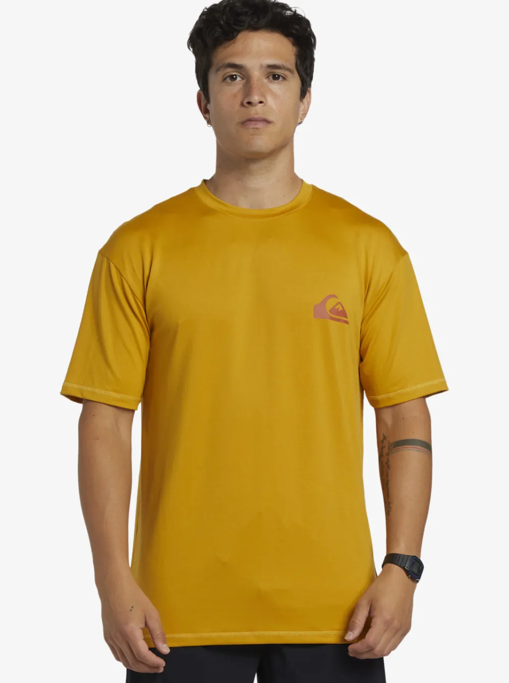 Quiksilver Rashguards|Mix Session Upf 50 Short Sleeve Surf Tee Wheat