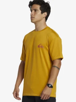 Quiksilver Rashguards|Mix Session Upf 50 Short Sleeve Surf Tee Wheat
