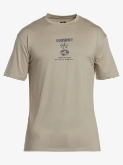 Quiksilver Rashguards|Mix Session Upf 50 Short Sleeve Surf Tee Goat