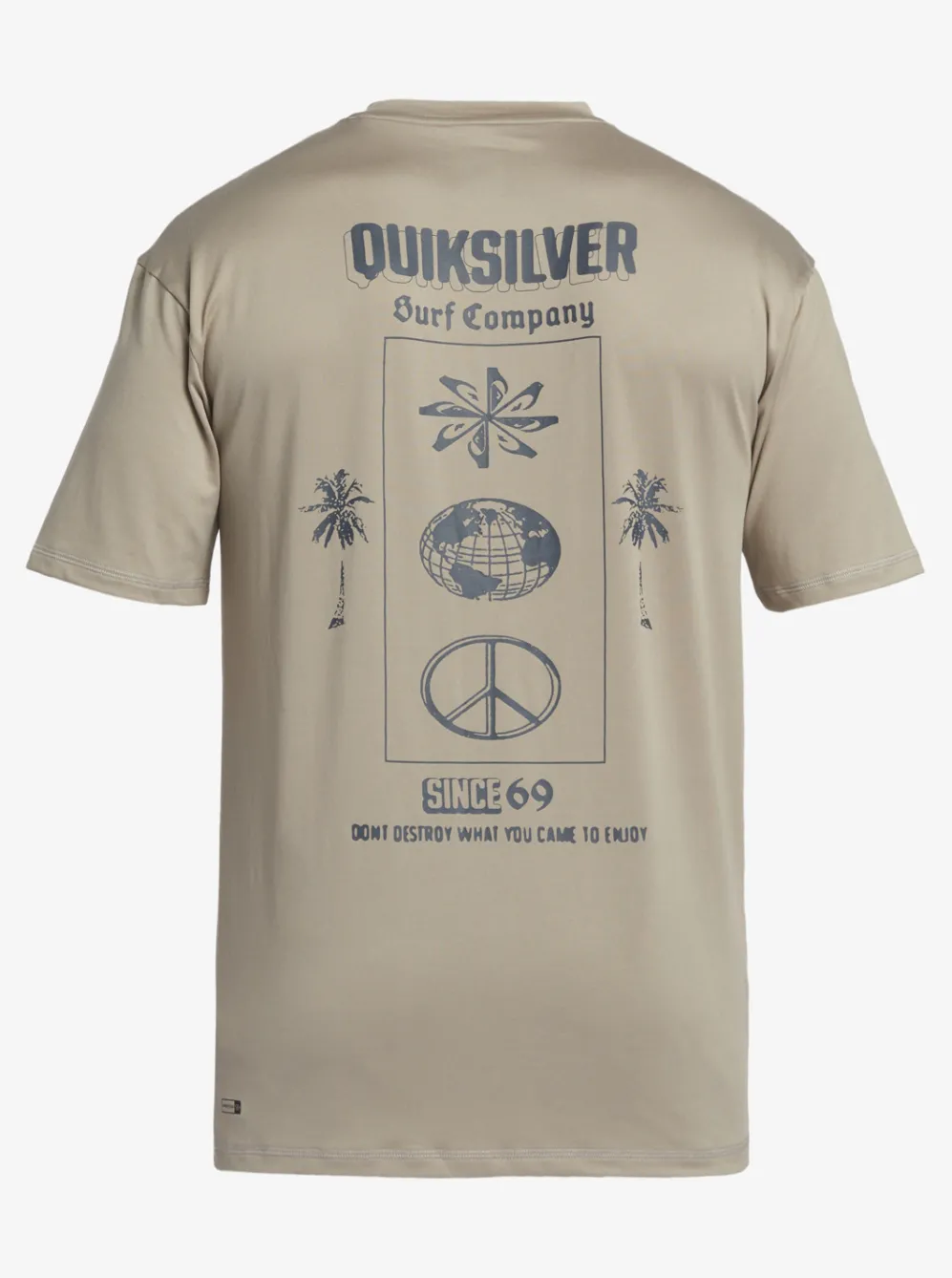 Quiksilver Rashguards|Mix Session Upf 50 Short Sleeve Surf Tee Goat