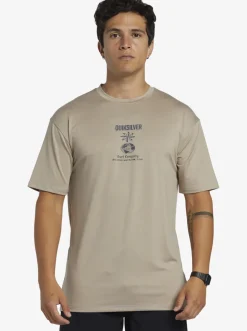 Quiksilver Rashguards|Mix Session Upf 50 Short Sleeve Surf Tee Goat