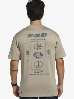 Quiksilver Rashguards|Mix Session Upf 50 Short Sleeve Surf Tee Goat