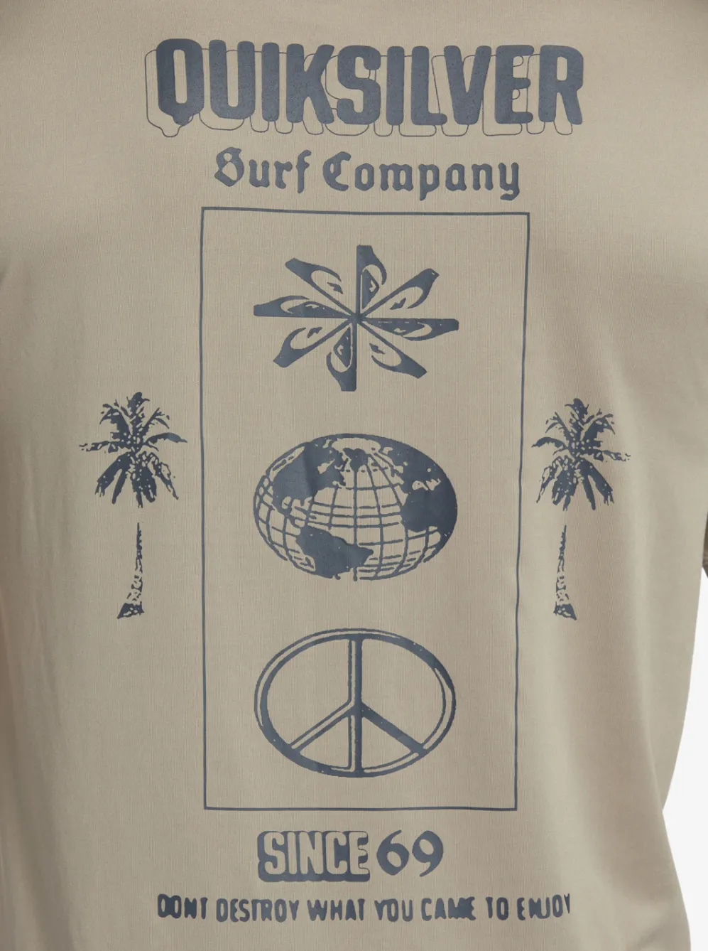 Quiksilver Rashguards|Mix Session Upf 50 Short Sleeve Surf Tee Goat