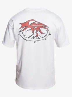 Quiksilver Rashguards|Mix Session Upf 50 Short Sleeve Surf Tee Birch