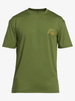 Quiksilver Rashguards|Mix Session Upf 50 Short Sleeve Surf Tee Dill