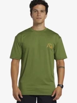 Quiksilver Rashguards|Mix Session Upf 50 Short Sleeve Surf Tee Dill