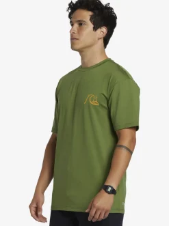 Quiksilver Rashguards|Mix Session Upf 50 Short Sleeve Surf Tee Dill
