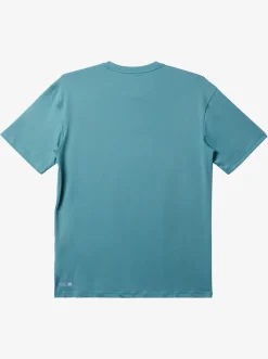 Quiksilver Rashguards|Mix Session Upf 50 Short Sleeve Surf Tee Cameo Blue