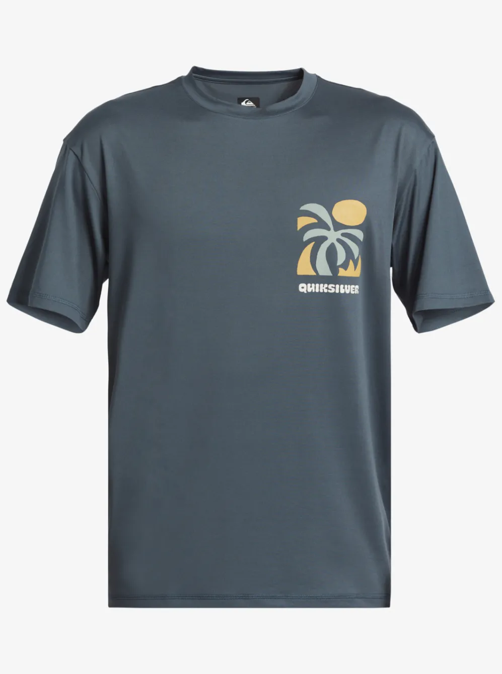 Quiksilver Rashguards|Mix Session Upf 50 Short Sleeve Surf Tee Dark Slate