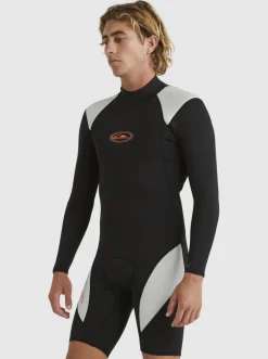 Quiksilver Wetsuits|2/2Mm Capsule Saturn Long Sleeve Spring Suit Black/Lunar Rock